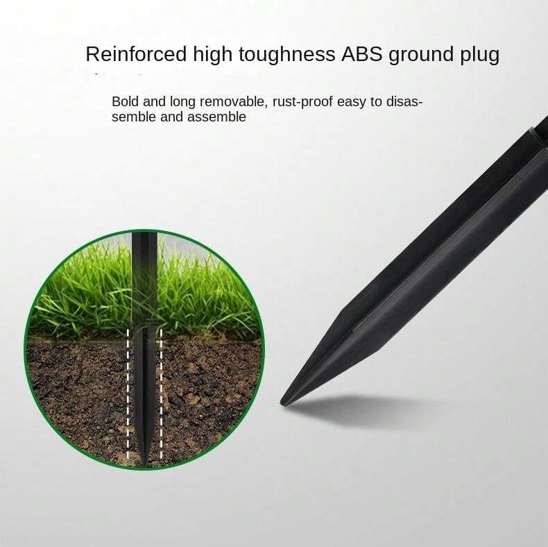 Lampă solară LED grădină, design modular, înălțime reglabilă până la 97 cm, protecție IP65, rezistentă la intemperii [2]