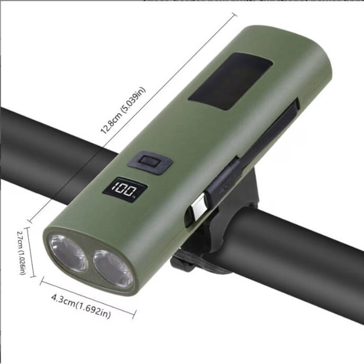 Lanternă LED Reîncărcabilă USB, 6 Moduri de Iluminare, Baterie 4000 mAh, Funcție Power Bank, Bază Magnetică, Portabilă pentru Camping, Casă și Atelier [4]