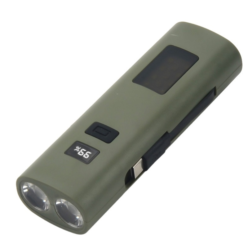 Lanternă LED Reîncărcabilă USB, 6 Moduri de Iluminare, Baterie 4000 mAh, Funcție Power Bank, Bază Magnetică, Portabilă pentru Camping, Casă și Atelier [8]