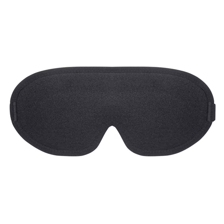 Mască de dormit ergonomică, material fin și confortabil, blocare lumină, pentru somn profund și relaxare, culoare negru [3]