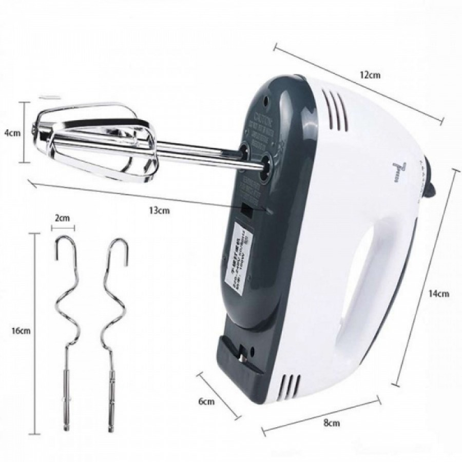 Mixer de Mână 260W, 7 Trepte de Viteză, Alimentare 220–240V, Cablu 1 m, Design Compact și Puternic pentru Mixare Eficientă în Bucătărie [4]