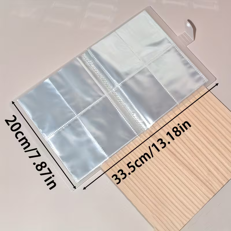 Organizator portabil bijuterii tip album, buzunare transparente anti-oxidare, pentru cercei, inele și coliere, ideal în călătorii [4]