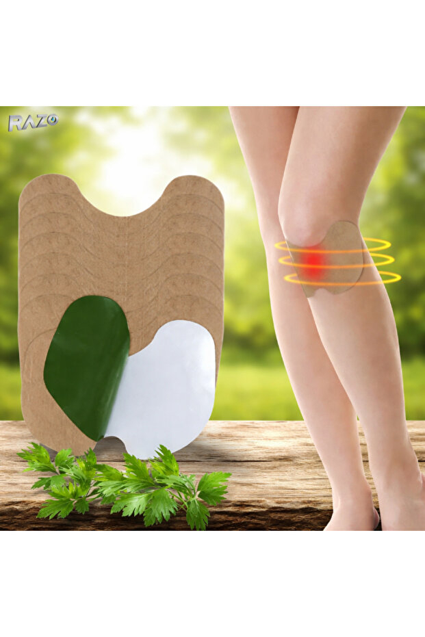 Plasturi Încălzitori pentru Genunchi - 10 Bucăți, Extracte Naturale, Efect Termic, Autoadezivi, pentru Relaxare Musculară și Confort [4]