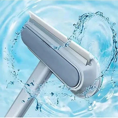 Racletă multifuncțională 4 în 1 pentru geamuri și plase, îndepărtează părul, praful și murdăria, umed sau uscat [3]