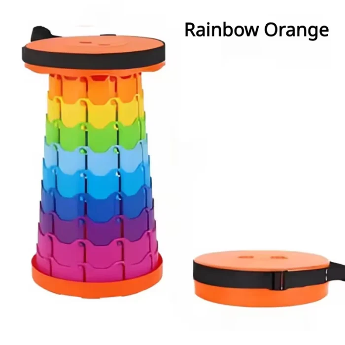 Scaun Pliabil Telescopic Extensibil, Înălțime Reglabilă 6–44 cm, Capacitate 150 kg, Sistem de Blocare prin Răsucire, Portabil [3]