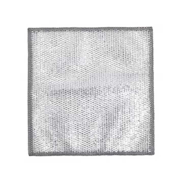 Set 10 lavete din microfibră metalică 20×20 cm, anti-zgârieturi, durabile și reutilizabile, ideale pentru curățare bucătărie [2]