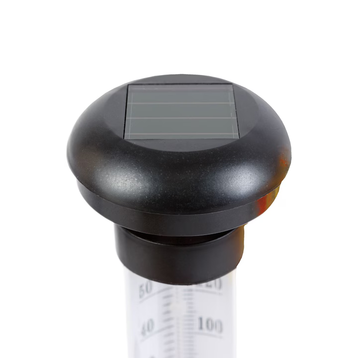 Set 2 termometre solare grădină, 3 x 35 cm, LED alb rece, materiale rezistente, montaj ușor [2]