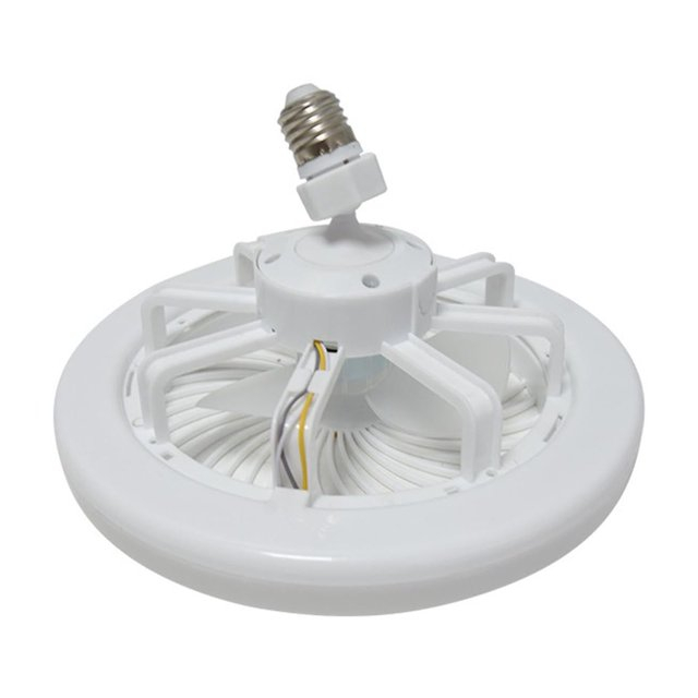 Ventilator de Tavan cu LED 30W, Telecomandă, 3 Trepte de Viteză, 3 Moduri de Iluminare, Flux Luminos 3600 lm, Funcție Timer și Sleep, Funcționare Silențioasă, Alimentare 85-265V, Alb [4]