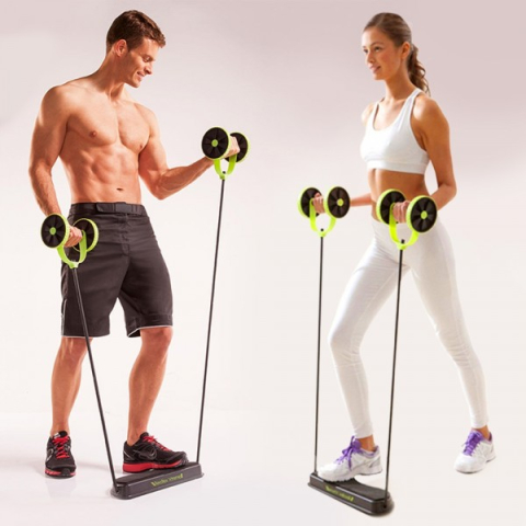 Aparat Fitness pentru Abdomen, Sistem cu Rezistență pentru Exerciții Multiple, Ideal pentru Sală sau Acasă, Antrenor Personal pentru Tonifiere și Întărirea Musculaturii [3]