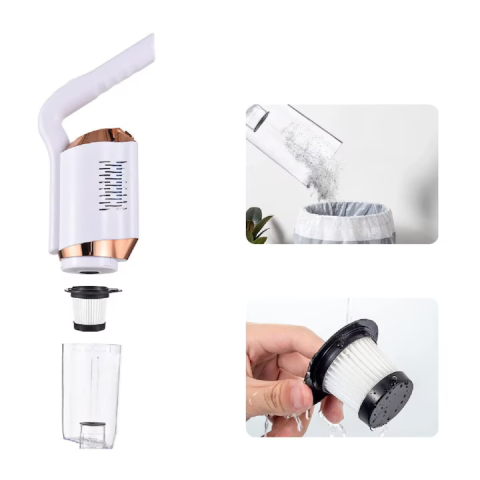 Aspirator Vertical Fără Fir 2 în 1, 8500 Pa, 5 Atașamente, Filtru HEPA, Recipient Colectare, Curățare Ușoară, 113x21 cm [7]