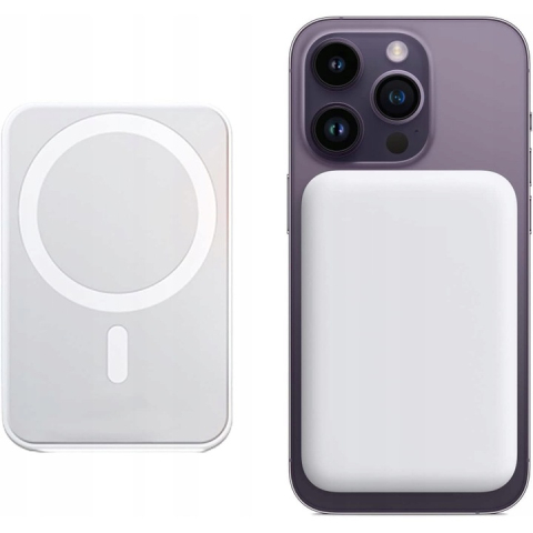 Baterie externă 10000mAh cu prindere magnetică, Fast Charge 15W, compatibilă cu MagSafe, design compact și construcție rezistentă [1]