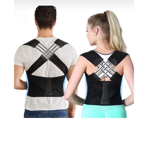 Corset Corector de Postură Medical, Suport Ortopedic pentru Spate, Mărime XL, Reglabil și Confortabil pentru Uz Zilnic, Design Stabil Culoare Negru [3]