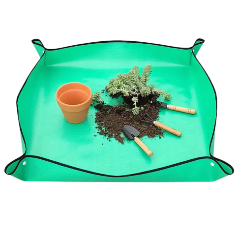 Articole Pentru Gradina - Covoraș grădinărit 75×75 cm, material impermeabil, rezistent, protejează de murdărie și apă, curățare rapidă, pliabil și antiderapant