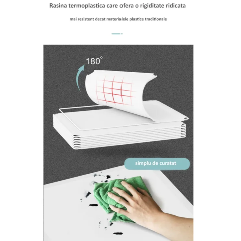 Dulap Cameră Copii din Polipropilenă, 3 Compartimente Spațioase, Dimensiuni 37x37x111 cm, Design Compact și Practic pentru Organizare, Albastru + Multicolor [1]