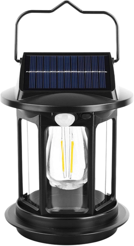 Lampi solare si lanterne led - Felinar solar portabil cu încărcare USB, baterie 20000 mAh, moduri multiple de iluminare, realizat din ABS rezistent, pentru exterior