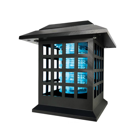Lampă LED solară cu funcție anti-insecte, 2 în 1, lumină UV pentru combaterea insectelor și iluminare ambientală pentru grădină, rezistentă la intemperii [2]