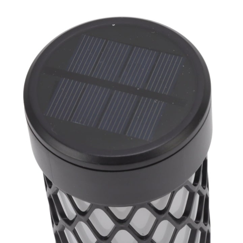 Lampă solară de grădină LED 37 cm, lumină caldă, rezistentă la apă IP65, încărcare automată, ideală pentru gazon și exterior [3]