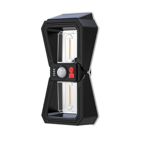 Lampi solare si lanterne led - Lampă solară exterior 18W pentru perete, 3 moduri de iluminare, senzor de mișcare integrat, dimensiune 24 cm