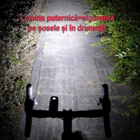 Lanternă LED Reîncărcabilă USB, 6 Moduri de Iluminare, Baterie 4000 mAh, Funcție Power Bank, Bază Magnetică, Portabilă pentru Camping, Casă și Atelier [10]