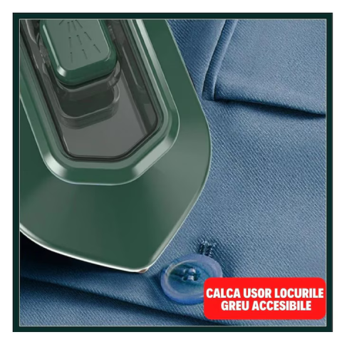 Mini Fier de Călcat Ultra-Portabil 2-în-1, 30W, Alimentare 220V, Funcție Călcare Uscată și Umedă, Talpă Compactă cu Încălzire Rapidă, Design Ergonomic pentru Călătorii, Business și Uz Casnic, Dimensiu [2]