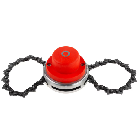 Mosor pentru motocoasă cu lanț dublu, 33x6x9 cm, viteză maximă 10.000 RPM, lanț neted, construcție din material rezistent [1]