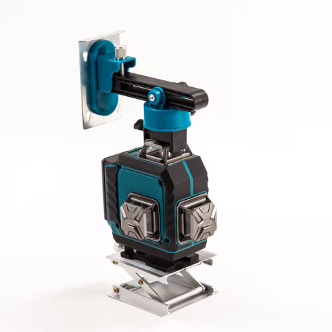 Nivelă Laser 4D Profesională, 16 Linii Verzi 360°, Autonivelare Automată, Trepied Reglabil și Bază Rotativă 360°, Telecomandă, 2 Baterii Incluse, Suport Magnetic, Ochelari și Valiză [5]