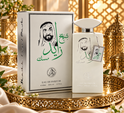 Parfumuri - Parfum Oriental Shaikh Zayed Musk ALF pentru Bărbați, Apă de Parfum cu Note Intense de Mosc și Accente Orientale, Aromă Elegantă și Persistentă, 100 ml