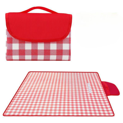 Pătură picnic pliabilă 100×150 cm, material rezistent la umiditate, portabilă pentru plajă și camping, design compact [1]