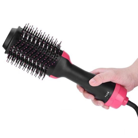 Perie de păr electrică 3 în 1, 1000W, funcții uscător, ondulator și perie, înveliș ceramic cu turmalină, 3 viteze și 3 temperaturi [4]