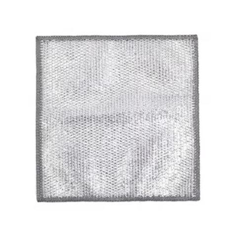 Set 10 lavete din microfibră metalică 20×20 cm, anti-zgârieturi, durabile și reutilizabile, ideale pentru curățare bucătărie [1]