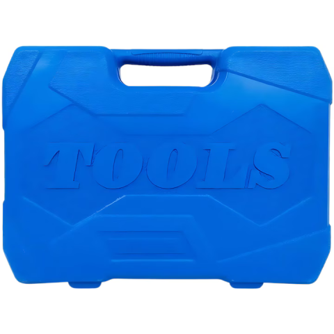 Set Chei Tubulare 108 Piese, Oțel Crom Vanadiu Rezistent, Cutie de Depozitare Inclusă, Set Profesional și Versatil pentru Reparații Auto, Mecanică și Uz Casnic [3]