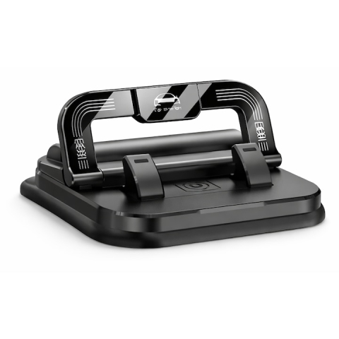 Accesorii Auto - Suport Auto Universal pentru Telefon, Rotire 360°, Bază cu Nano Gel Adeziv, Compatibil cu iPhone și Android, Plastic Rezistent și Durabil, Rezistent la Apă și Pete, Se Îndepărtează Fără Urme