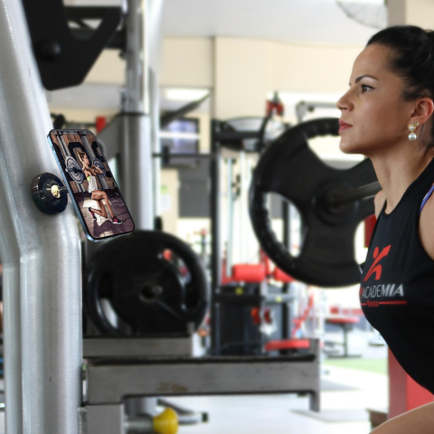 Trepied flexibil magnetic pentru telefon, rotație 360°, design compact și stabil, material durabil, ideal pentru antrenamente și uz zilnic [4]