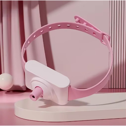 Zgardă Interactivă pentru Pisici cu Laser, Ajustabilă și Detașabilă, Încărcare USB, Joacă Hands-Free, Silicon Moale și Confortabil, Ideală pentru Interior, Culoare Roz [4]