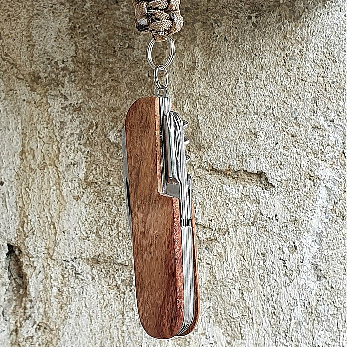 Breloc MBrands, cu termometru, paracord si carabina [4]