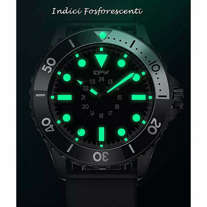 Ceas barbatesc Mbrands , quartz ,curea milaneza , indici fosforescenti [4]