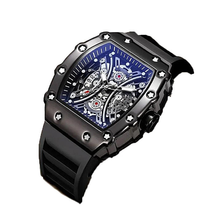 Ceas barbati MBrands, sport, calendar, indici luminosi, curea silicon [2]