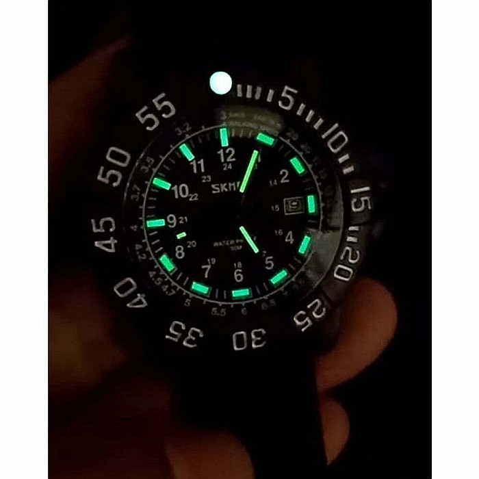 Ceas de barbati Army SKMEI 9281 data, tahimetru, military, indici fosforescenti [4]