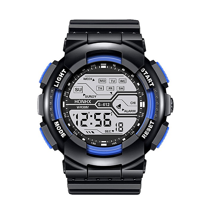 Ceas de barbati digital HONHX 82 cronograf quartz [8]