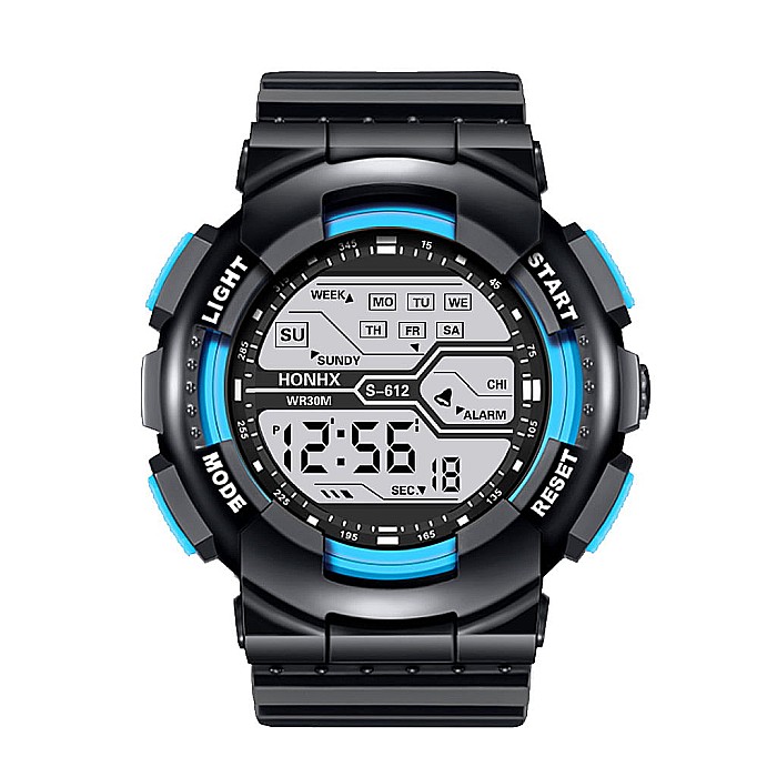 Ceas de barbati digital HONHX 82 cronograf quartz [2]