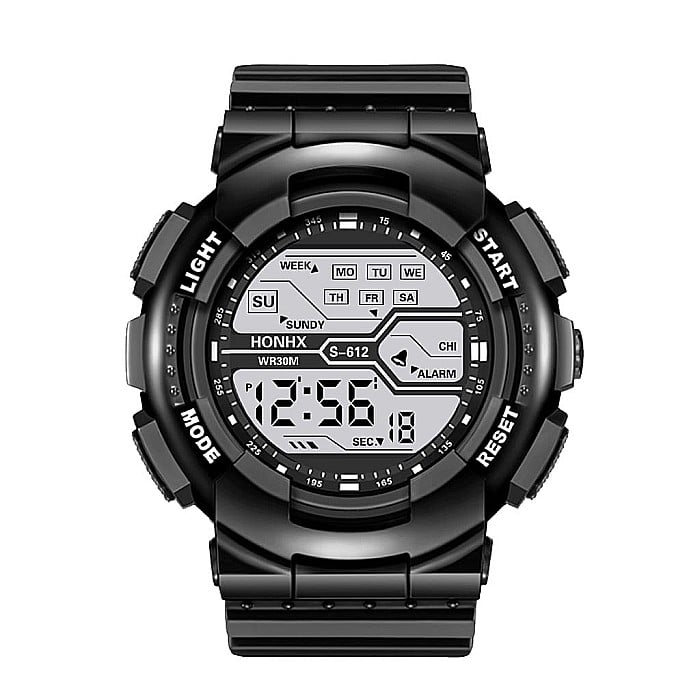 Ceas de barbati digital HONHX 82 cronograf quartz [3]