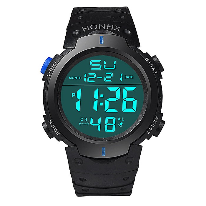 Ceas de barbati digital HONHX 9001 F cronograf quartz [6]