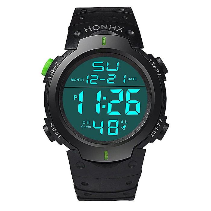 Ceas de barbati digital HONHX 9001 F cronograf quartz [7]