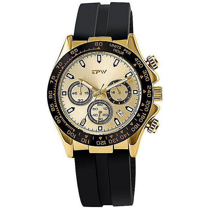 Ceas de barbati MBrands chronograf , afisaj data , mecanism japonez quartz [2]