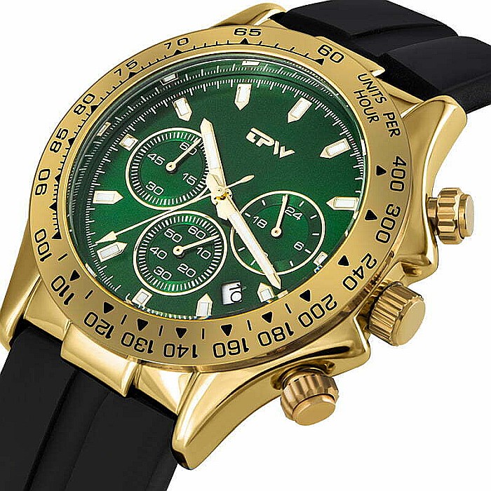 Ceas de barbati MBrands chronograf , afisaj data , mecanism japonez quartz [4]