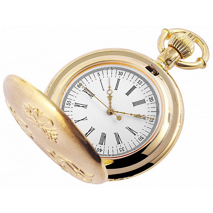 Ceas de buzunar Mbrands quartz vintage, gold [1]