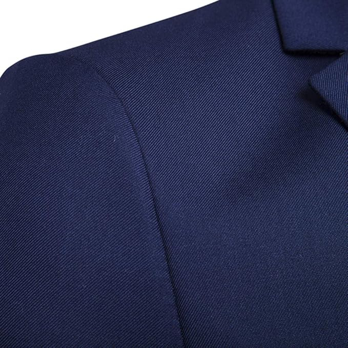 Costum barbati Mbrands bleumarin cu 3 piese, inchidere 1 nasture [6]