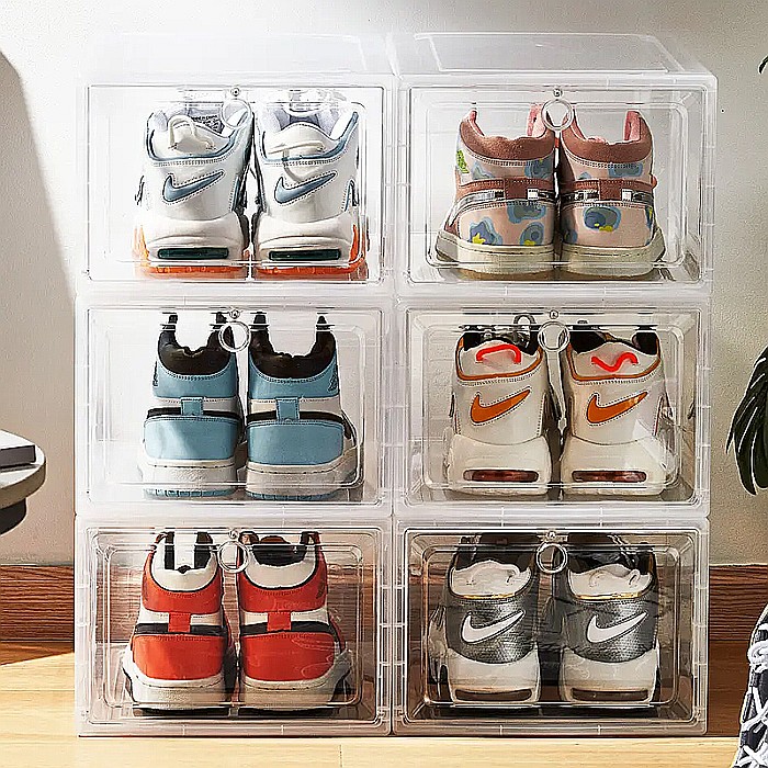 Cutie MBrands pentru depozitare sneakers, adidasi, protectie UV, modulare, inchidere magnetica [2]