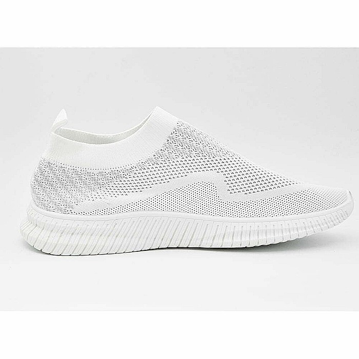 Espadrile Dama MBrands cu talpa flexibila, material textil, alb B166 [3]