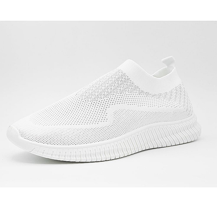 Espadrile Dama MBrands cu talpa flexibila, material textil, alb B166 [2]